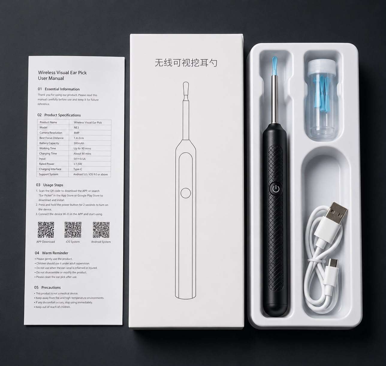 Earwax Cleaner With Camera
